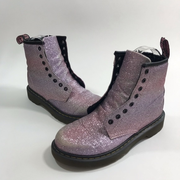 Dr. Martens Other - Doc Martens Purple Glitter Sparkle Air Wear Boots